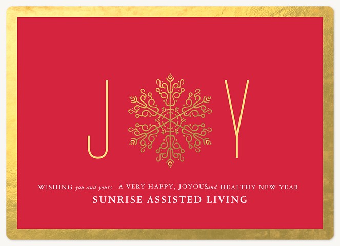 Radiant Joy Holiday & Christmas Magnet Cards