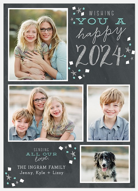A Sparkled Year Holiday Photo Cards