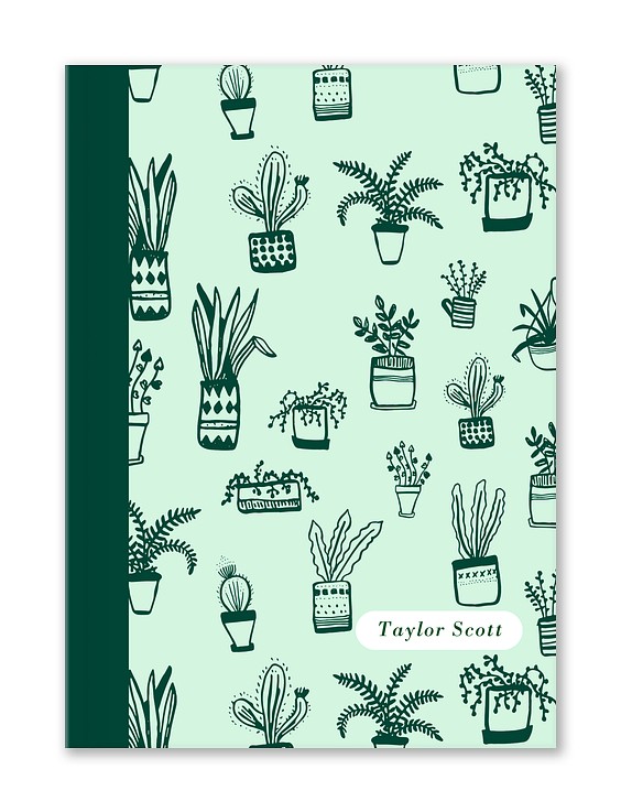 All the Plants Custom Hardcover Journals