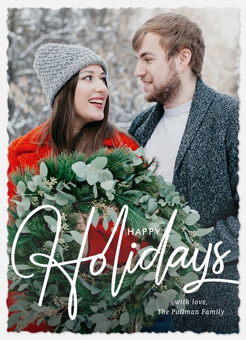 Vintage Inspired Holiday Photo Cards