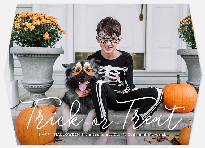 Sweet Treat Halloween Photo Cards