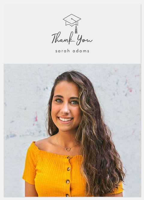 Modern Academic Thank You Cards 