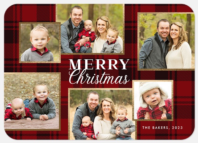Country Charm Holiday Photo Cards