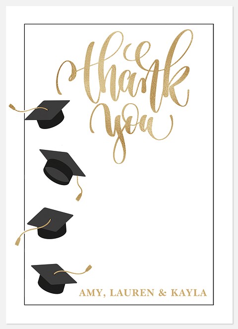 Honor The Grads Thank You Cards 