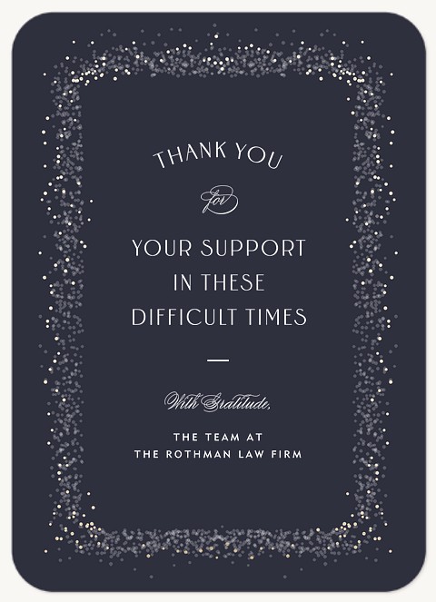 Ethereal Business Thank You Cards