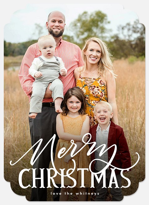 Classic Enchantment Holiday Photo Cards