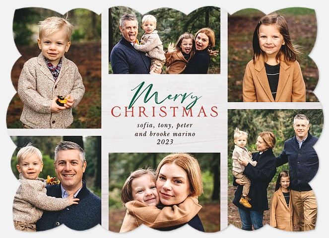 Aspen Grid Holiday Photo Cards