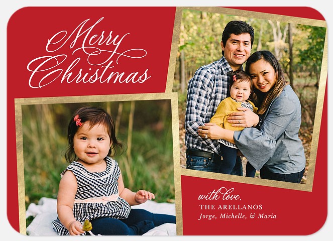 Christmas Duo Holiday Photo Cards