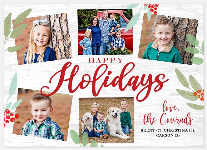 Farmhouse Cheer Holiday Photo Cards