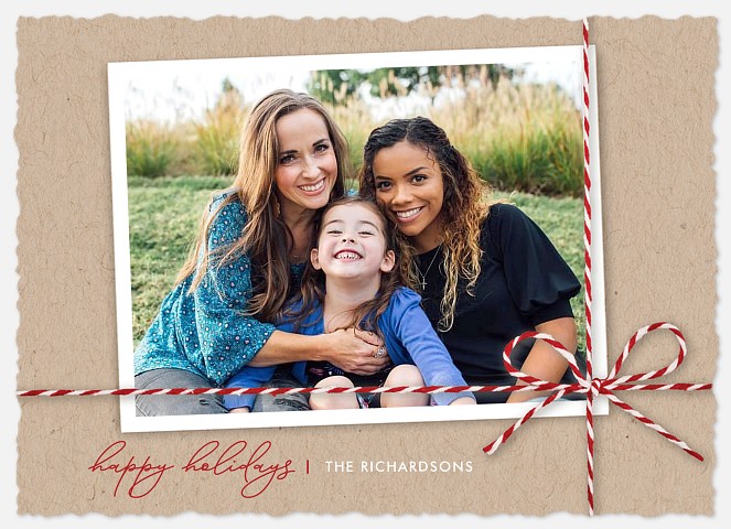 Crafted Gift Holiday Photo Cards