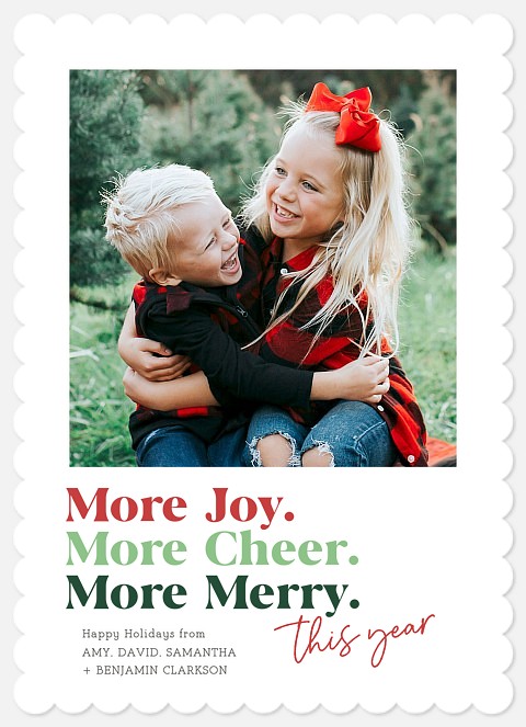Just More Holiday Photo Cards