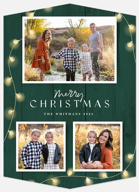 Country Lights Holiday Photo Cards
