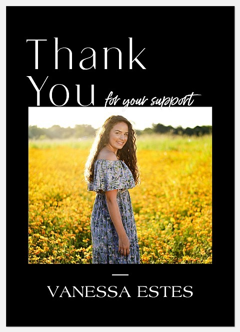 Minimalist Thank You Thank You Cards 