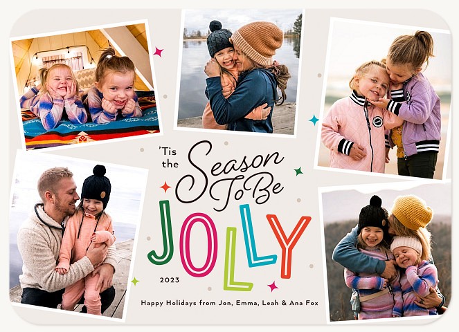 Jolly Good Personalized Holiday Cards