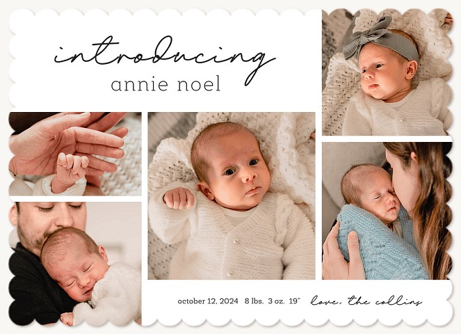 Introduction Grid Baby Announcements