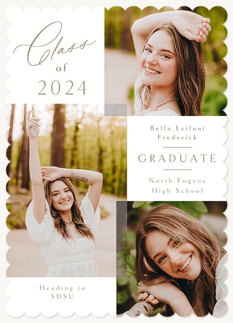 Transparent Collage Graduation Cards