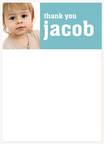 His Big World Thank You Cards