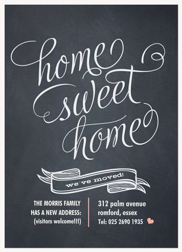 Sweet Home We've Moved Announcements 