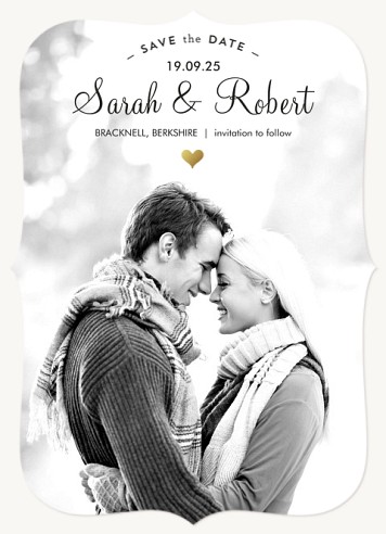 Shining Love Save the Date Cards