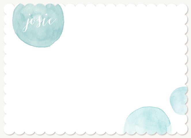 Polka Dot Wash Stationery For Adults
