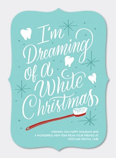 White Christmas Card