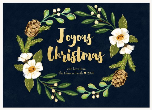 Winter Wreath Christmas Cards