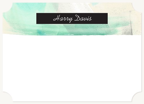 Watercolour Brush Strokes Stationery