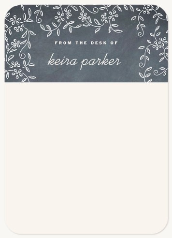 Chalkboard Laurel Stationery