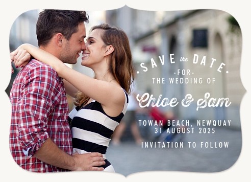 Vintage Style Save the Date Cards