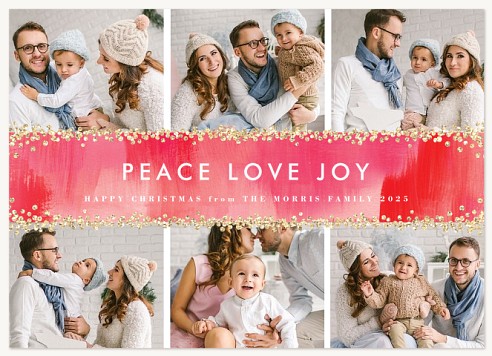 Glittering Speckles Christmas Cards