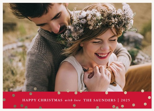 Glowing Dots Christmas Cards