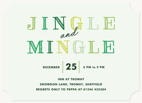 Jolly Party Holiday Party Invitations