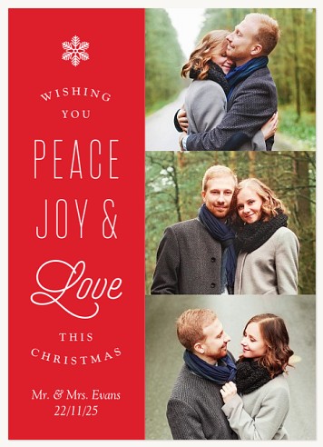 Magnificent Snowflake Christmas Cards