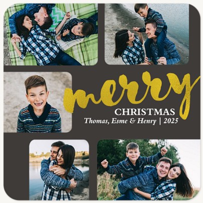 Luxe Collage Christmas Cards