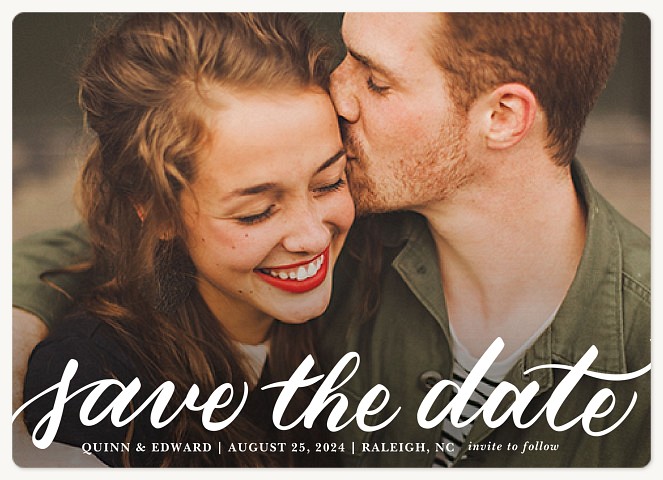 Handlettered Love Save the Date Magnets