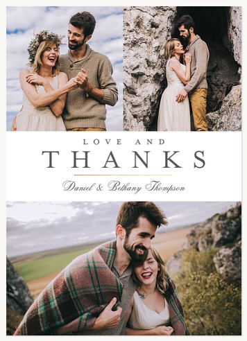 Love and Thanks Thank You Cards