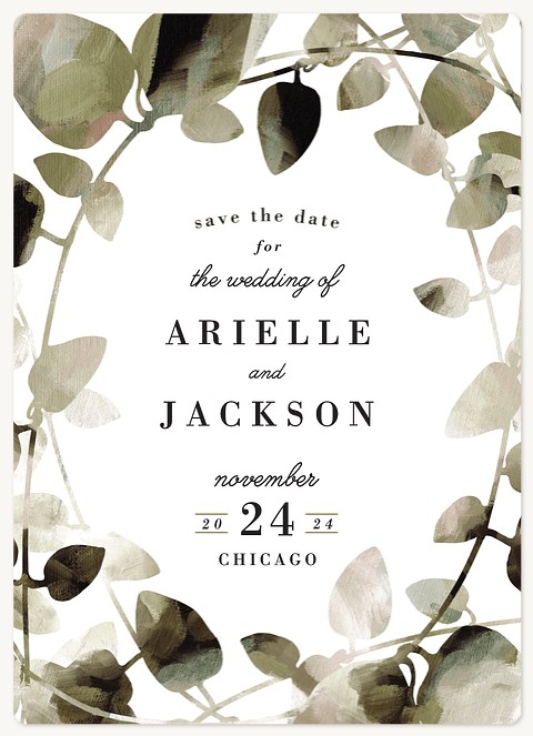 Wild Laurel Save the Date Magnets
