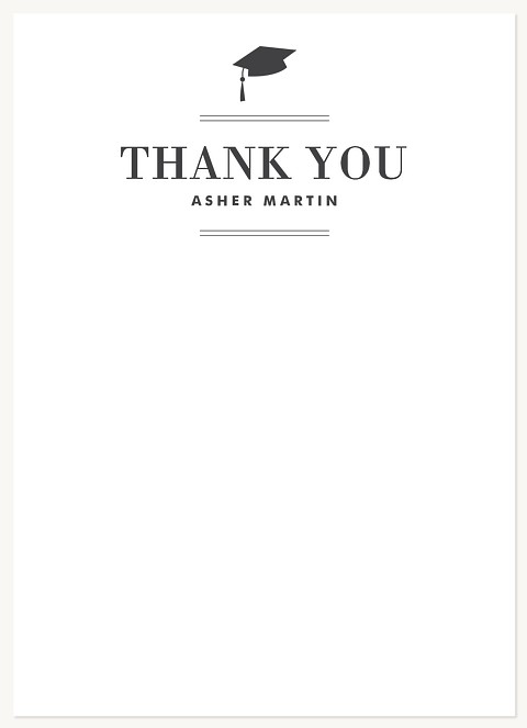 Simple Classic Thank You Cards 