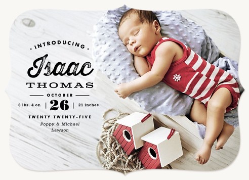 Down Home Arrival  Baby Announcements
