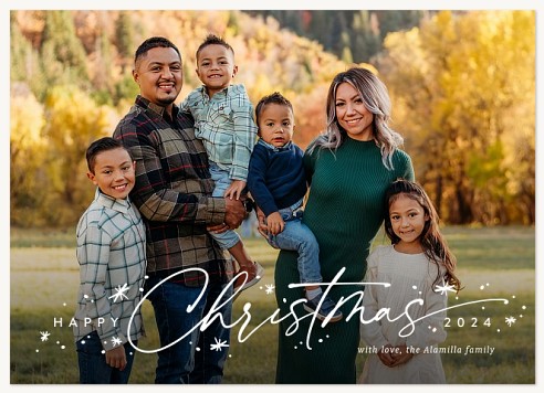 Sparkle Swashes Christmas Cards