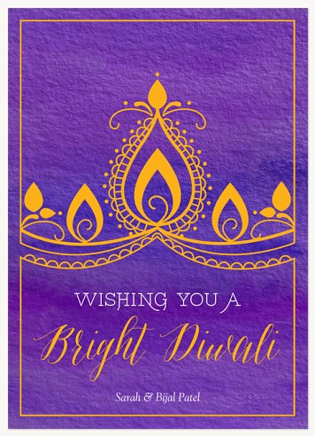 Bright Diwali Diwali Greeting Cards