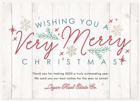 Country Christmas Christmas Cards for Business