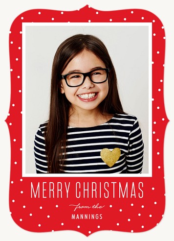 Polka Dot Christmas Christmas Cards