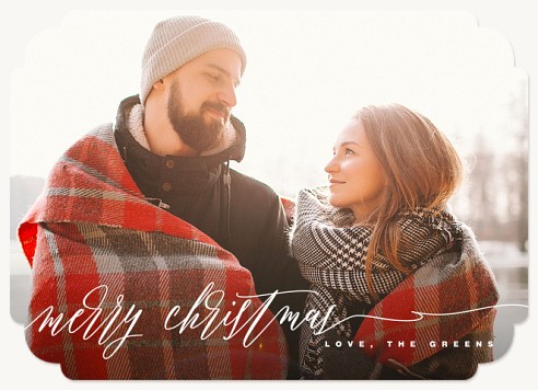 Light Flourish Christmas Cards