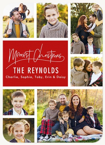 Merriest Grid Christmas Cards