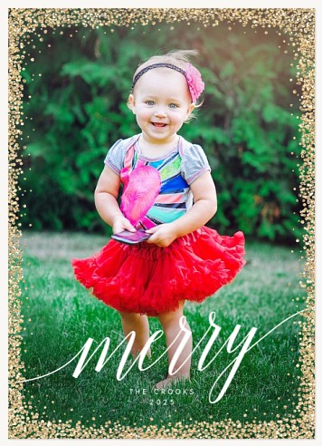 Dazzling Frame Christmas Cards