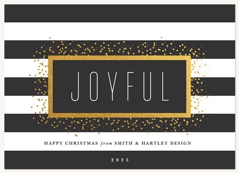 Joyful Burst Christmas Cards for Business