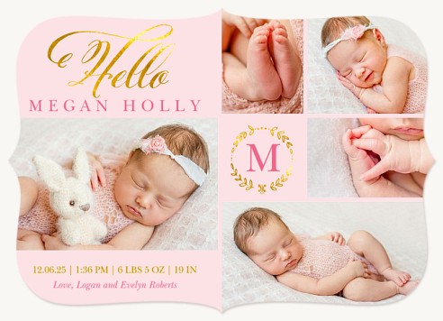 Brightest Gift Baby Announcements