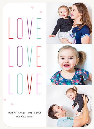 Love, Love, Love Valentine's Cards