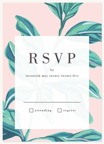 Tropicali Wedding RSVP Cards
